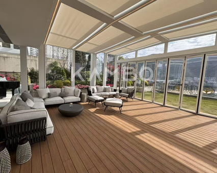  香港浅水湾豪华别墅移动阳光房